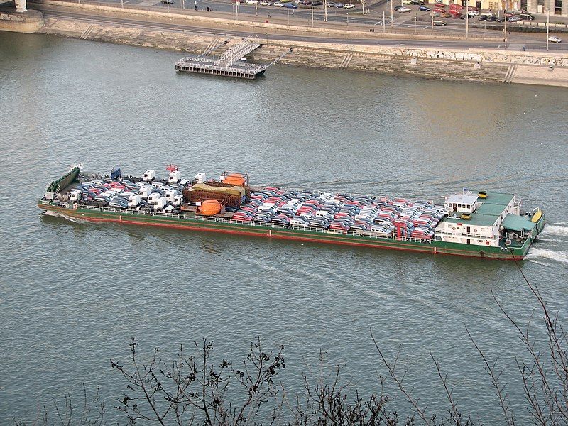 File:Barge with cars.jpg