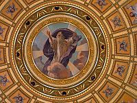 The mosaic of the Saint Stephen's Basilica in Budapest