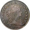 Obverse of the Draped Bust dollar