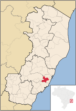 Location in Espírito Santo