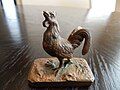 A miniature bronze of a rooster by Fratin, c. 1840