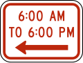 R8-3hP Times of day (plaque)