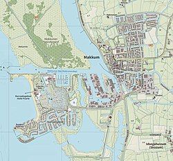 Map of Makkum