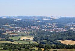 Oberthal seen from Schaumberg