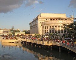 The Pasig River Esplanade and the Manila Central Post Office