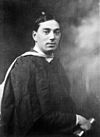 Te Rangi Hīroa in academic dress, circa 1904.