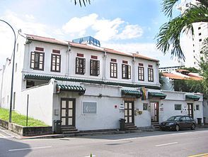 The row of shophouses along Neil Road in which Tantric Bar is located.