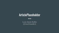 ArticlePlaceholder wmhack 2016