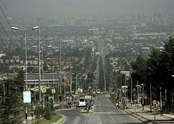 Avenida Grecia, looking to west