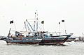 Fishing Ships at the Port of Karachi.