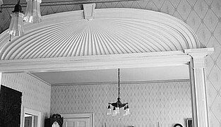 Archway between parlor and sitting room