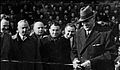 Şükrü Saracoğlu during the opening ceremony of the Fenerbahçe Stadium in 1934