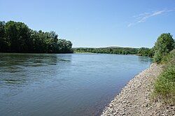 The Charysh River near the selo of Krasnoshchyokovo in Krasnoshchyokovsky District