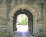 The Romanesque main gate