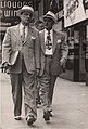 Insurance salesmen wear suits, hats, and patterned ties, Minneapolis, 1949.