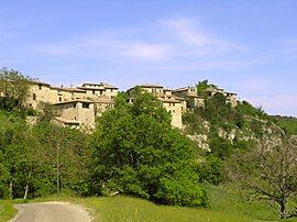 A general view of the village of Oppedette