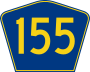 Highway 155 marker