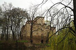 Ruins of the palace in Sulisławice