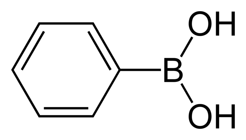 File:Phenylboronic-acid-2D-skeletal.png