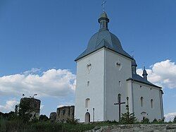 An image of the Church of the former Pidhora Monastery