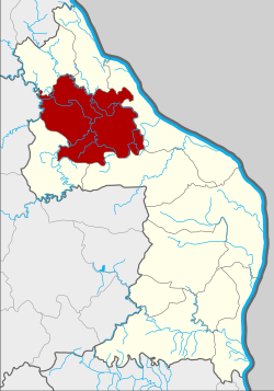 District location in Nakhon Phanom province