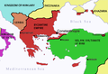 Byzantine Empire (286/395–1453 AD) in 1081 AD.