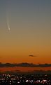 Over Perth, Western Australia at 9 p.m. on 17 January