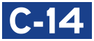 Autovía C-14 shield}}