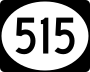 Highway 515 marker