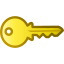 File:Golden key icon.svg