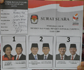 Image 77Indonesian 2009 election ballot. Since 2004, Indonesians are able to vote their president directly. (from History of Indonesia)