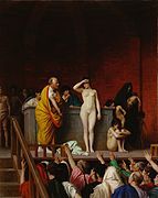 Selling Slaves in Rome, Jean-Leon Gérôme.