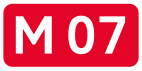 Highway M07 shield}}