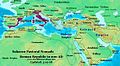 Roman Republic (509-27 BC) in 200 BC.