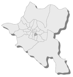 Position of Izgrev in Sofia