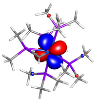 Fenske-Hall HOMO of [W(PMe3)4(η2-CHPMe2)H]+