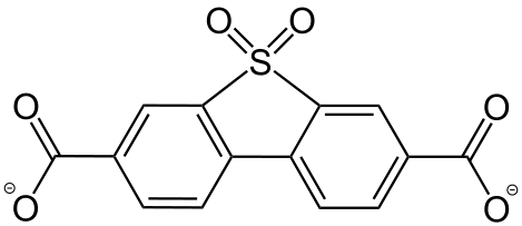 File:4,4'-Bibenzoic acid-2,2'-sulfone.svg