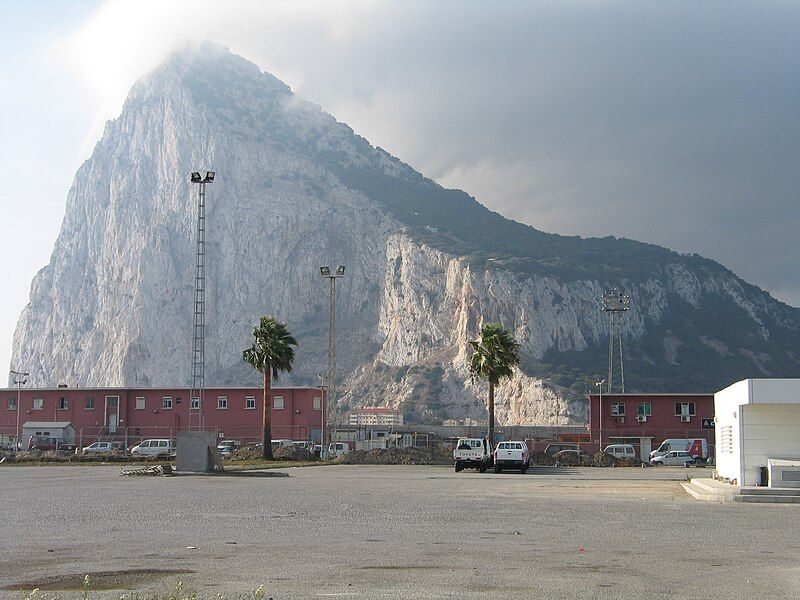 File:Gibraltar from Spain.jpg