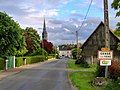 Entering the 'bourg.'