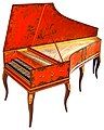 Image 10Double-manual harpsichord by Vital Julian Frey, after Jean-Claude Goujon (1749) (from Baroque music)