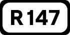 R147 road shield}}