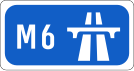 M6 motorway shield}}