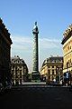 the place Vendome seen from the rue de la Paix