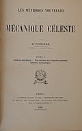 Title page to volume I of Les Méthodes Nouvelles de la Mécanique Céleste (1892)