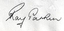 Ray Parkin signature