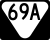 State Route 69A marker