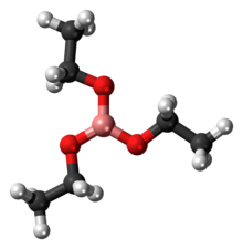 Triethyl borate molecule