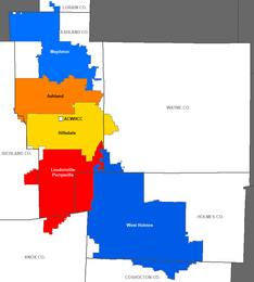 School districts served by ACWHCC.