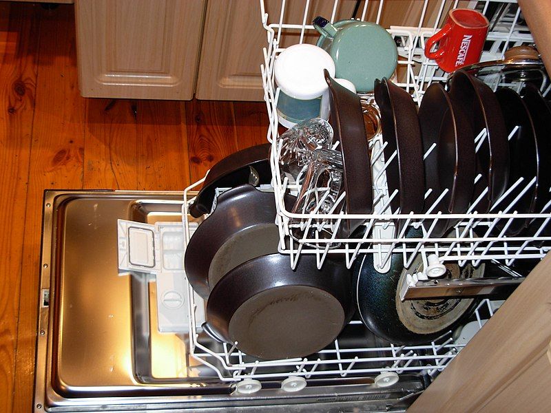 File:Dishwasher with dishes.JPG