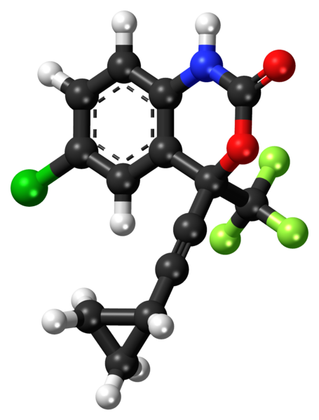 File:Efavirenz ball-and-stick model.png